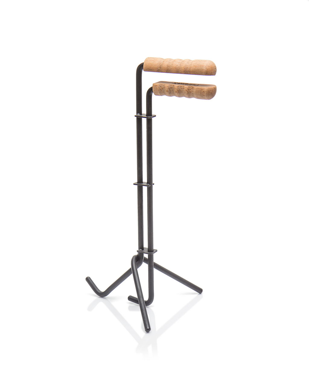 Lokk-løfter 35 cm for bålgryte, stål og tre - Petromax forfra