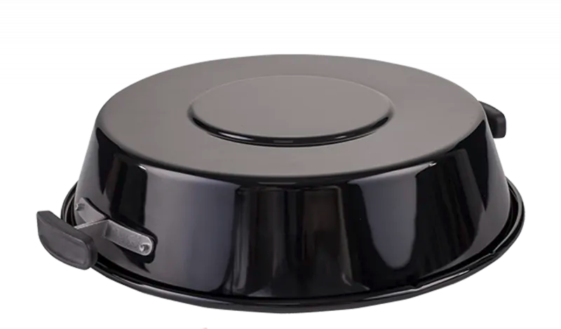 Lokk og grillpanne for Safari Chef 30, emaljert - Cadac Dometic forfra
