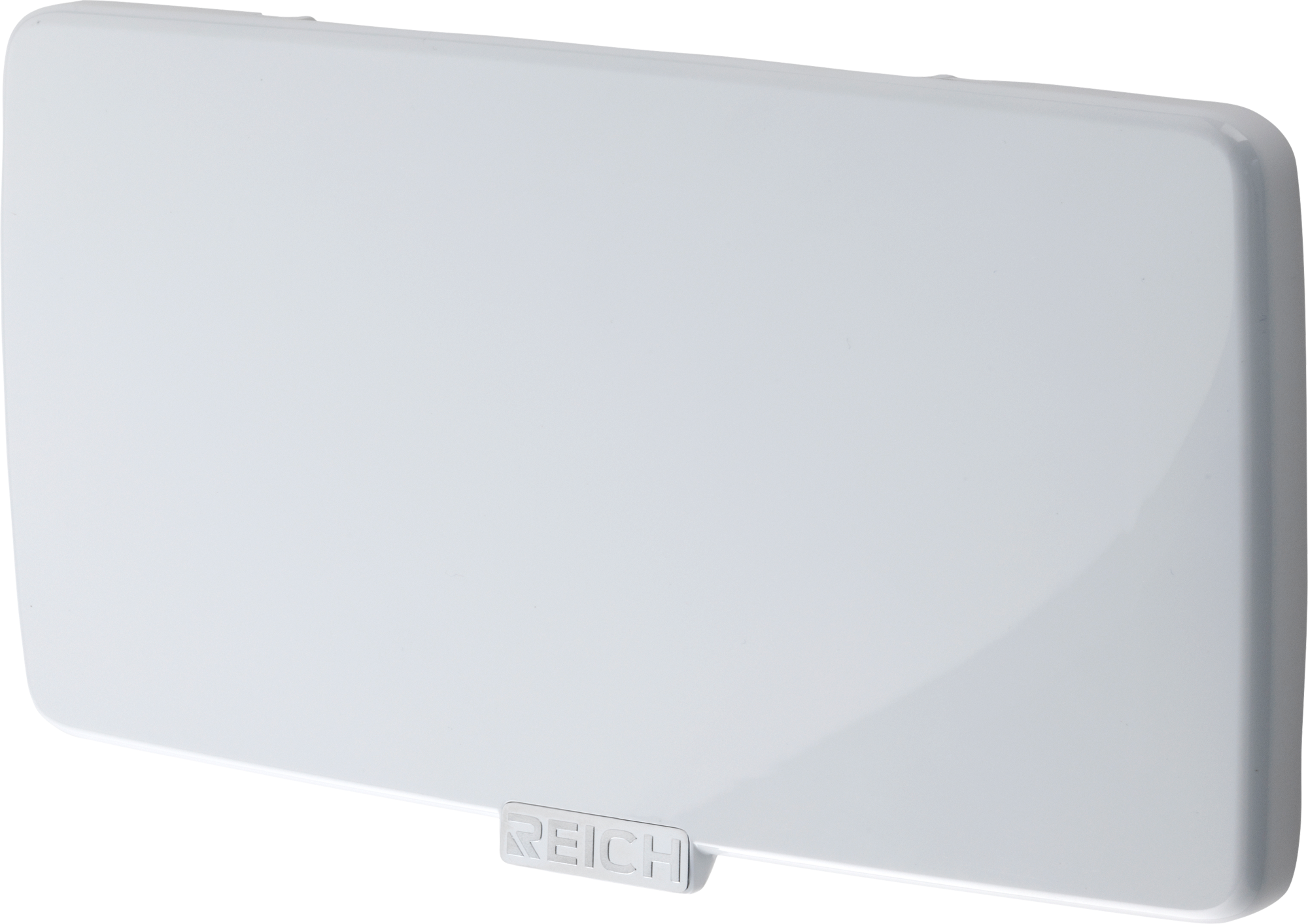 Lokk for serviceluke Smart Supply dobbel blank hvit - Reich forfra