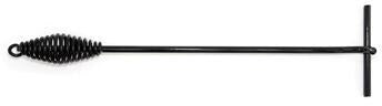 Lokkhever for støpejernsgryte 42 cm stål svart forfra