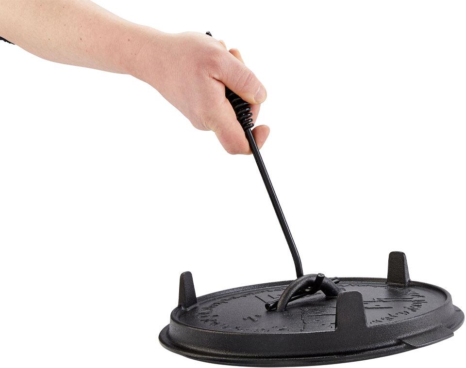 Nærbilde av Lokkhever Knopp Handle for Dutch Oven Groenberg