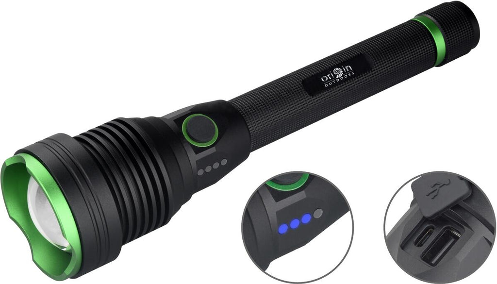 Detaljbilde av Lommelykt Goliath LED 6000 lm med powerbank USB-C