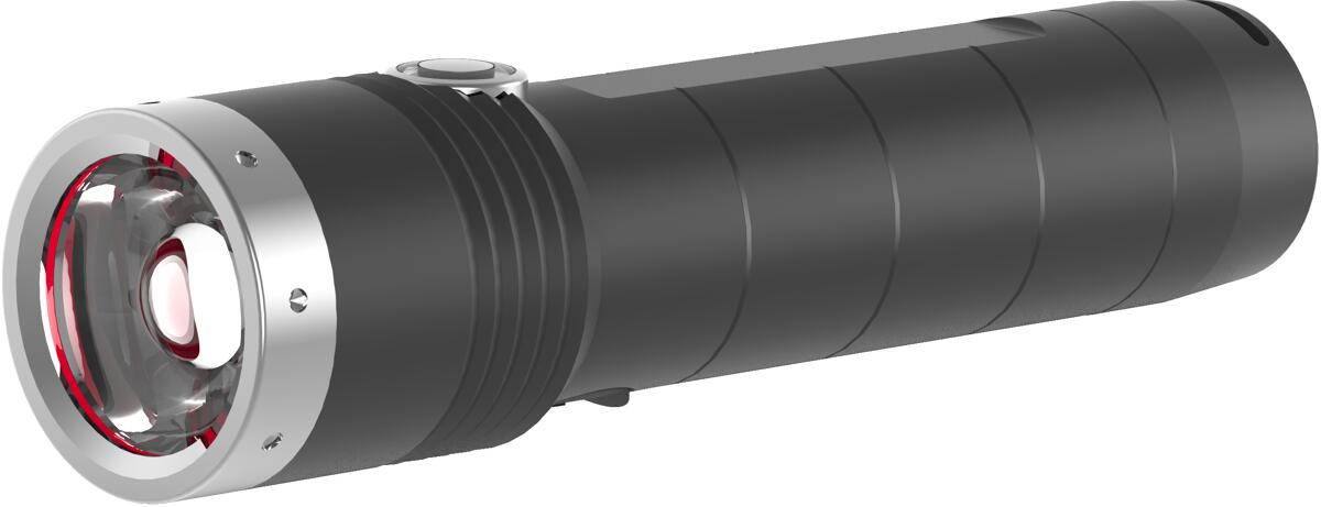 Lommelykt MT10 LED 1000 lm oppladbar USB forfra