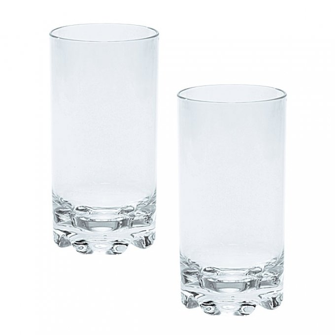 Longdrinkglass 2er sett 450 ml i SAN-materiale - Gimex forfra