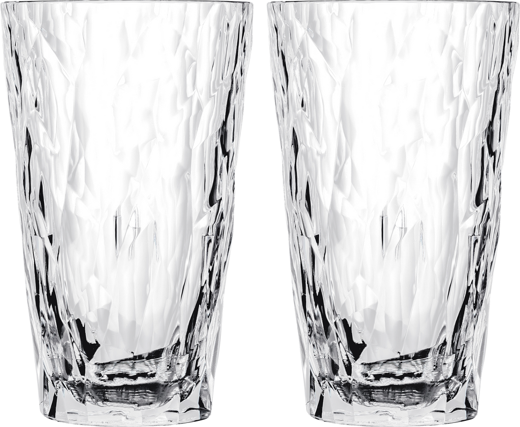 Longdrinkglass CLUB No. 6 superglas 300 ml 2-pk klar forfra