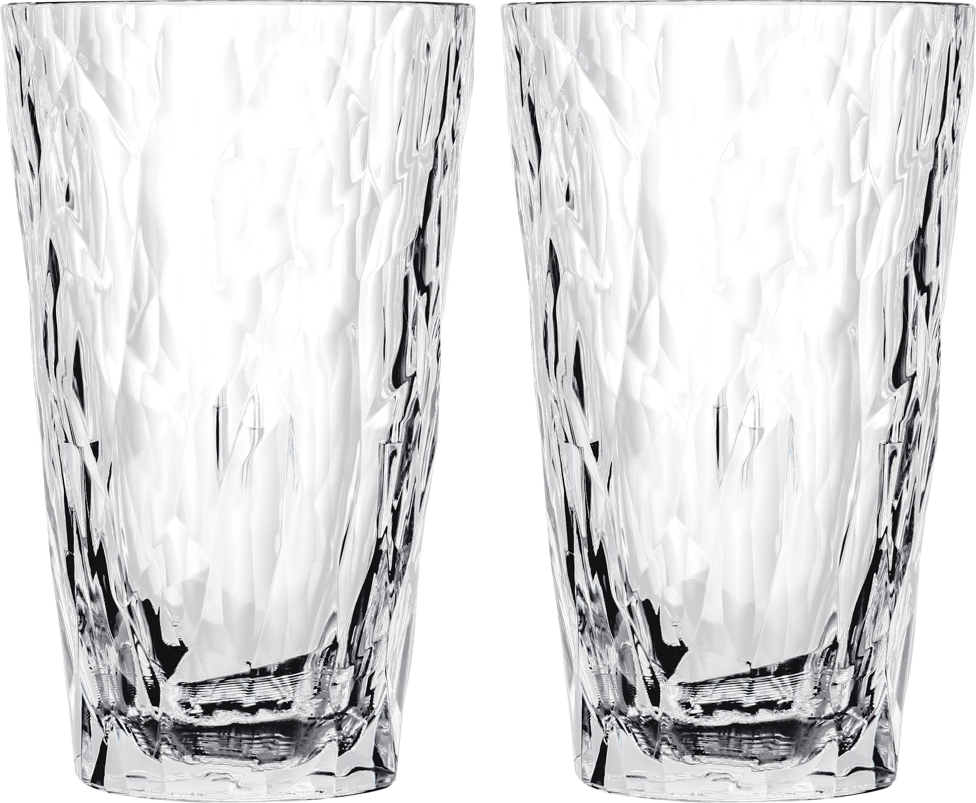 Longdrinkglass CLUB No. 6 superglas 300 ml 2-pk klar forfra