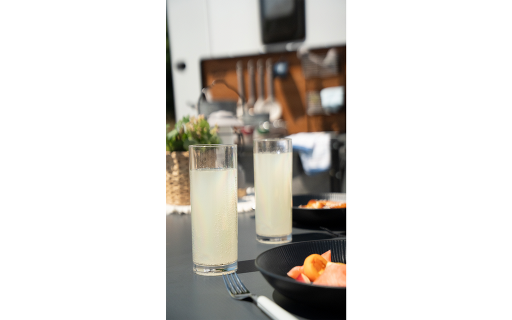 Longdrinkglass i akryl 500 ml bruddsikre 2-pack bakside