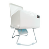 LooSeal® EVO mobilt forseglings-toalett 7,7 kg hvit montert i campingvogn