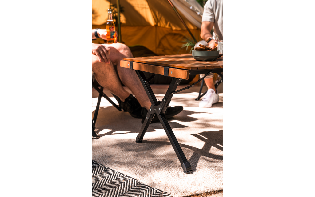 Loungebord Iver Walnut 90x60 cm i bæreveske