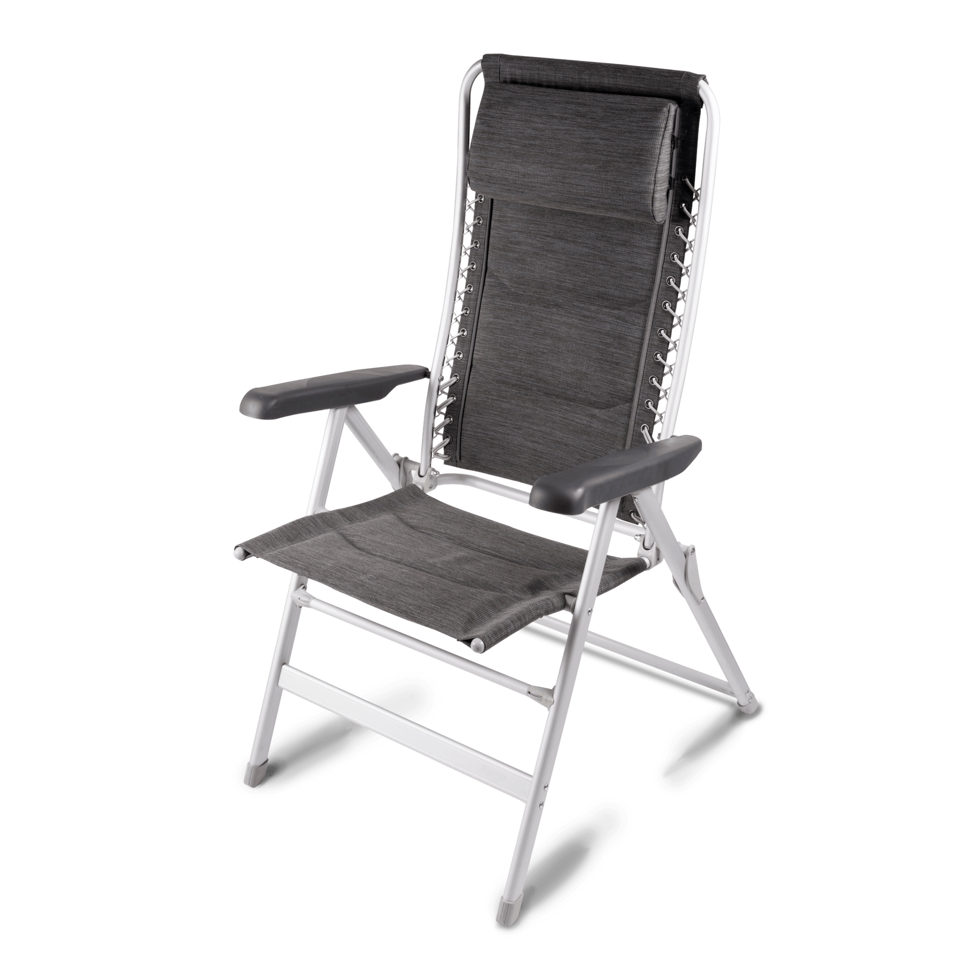 Loungestol Modena Chair 7-pos. justerbar 65x121 cm - Dometic forfra