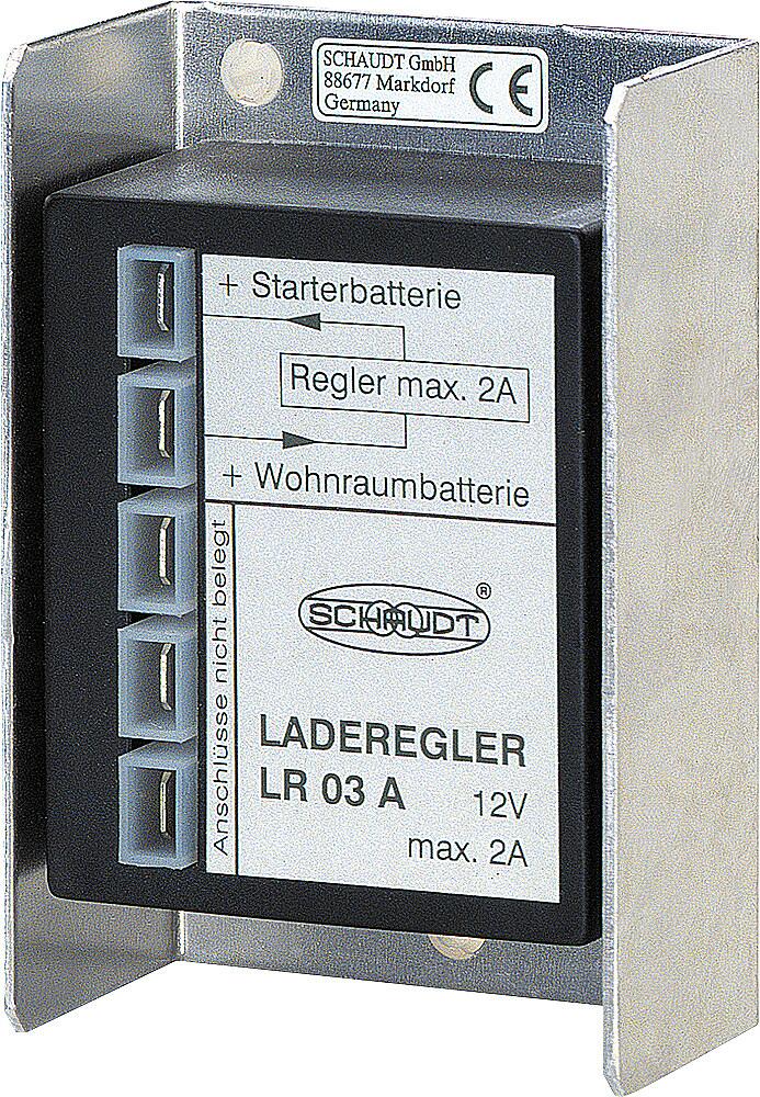 LR 03 A PWM laderegulator 12V, 64x44x95 mm fra Lippert for automatisk etterlading