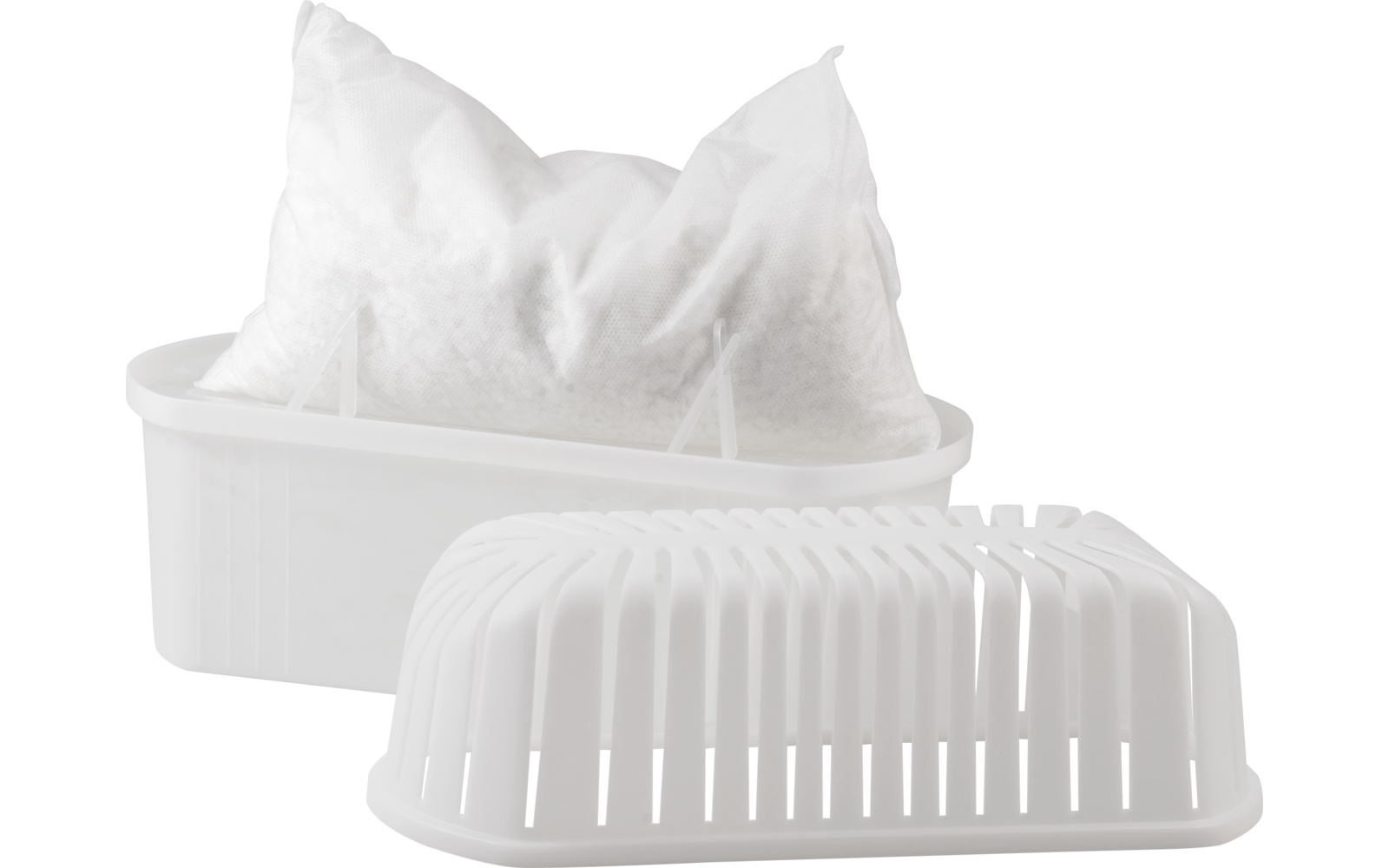 Luftavfukter Classic Big Compact 1000 g bakside og beholder