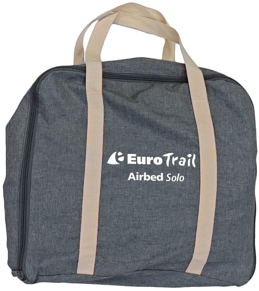 Luftmadrass 3-D Mesh 190x70 cm Eurotrail montert på camping