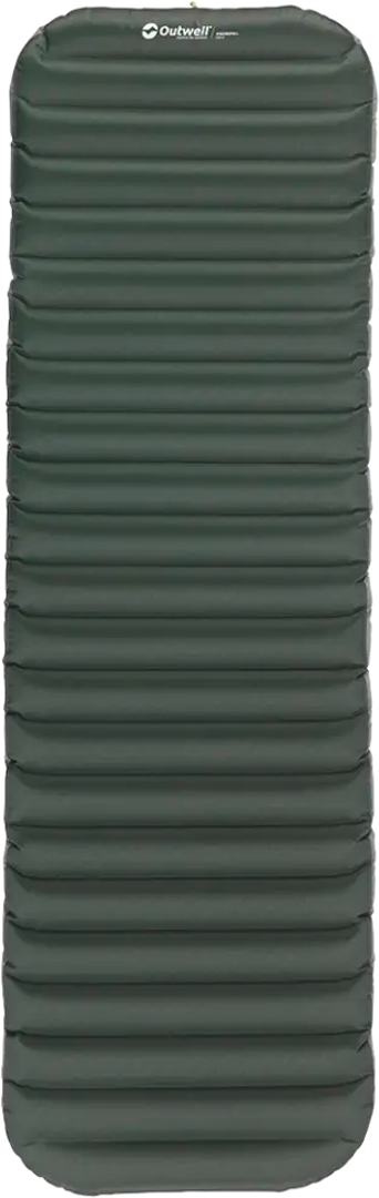 Luftmadrass Dreamspell 195 x 60 x 11 cm enkel 1,6 kg - Outwell i grønn farge sett forfra