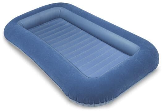 Luftmadrass junior 150x95x20cm med forhøyede kanter, blå - Kampa forside
