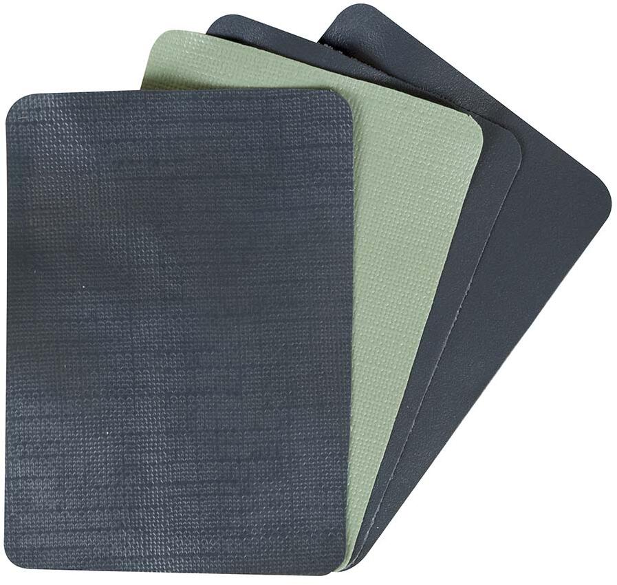 Luftmadrass velour 200x78 cm vinyl Bo-Camp oppblåst til full størrelse