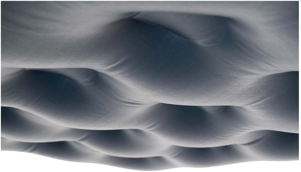Luftmadrass velour Air-XL1 Slim 200x70 cm vinyl sideprofil