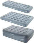 Luftmadrass Xtra Quickbed 198 cm PVC med Airtight vist oppblåst