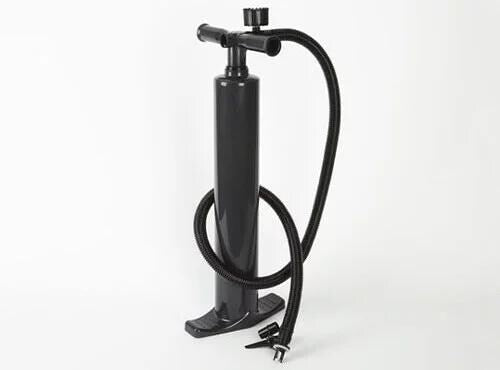 Luftpumpe Quick-Air-Press med manometer aluminium svart for teltoppblåsing