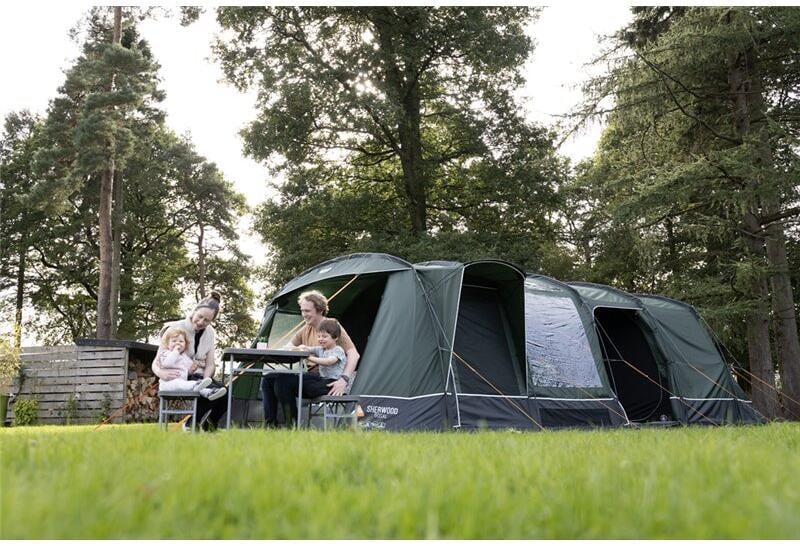 Lufttelt Sherwood Package 4-6 pers 5000 mm vannsøyle med åpen dør