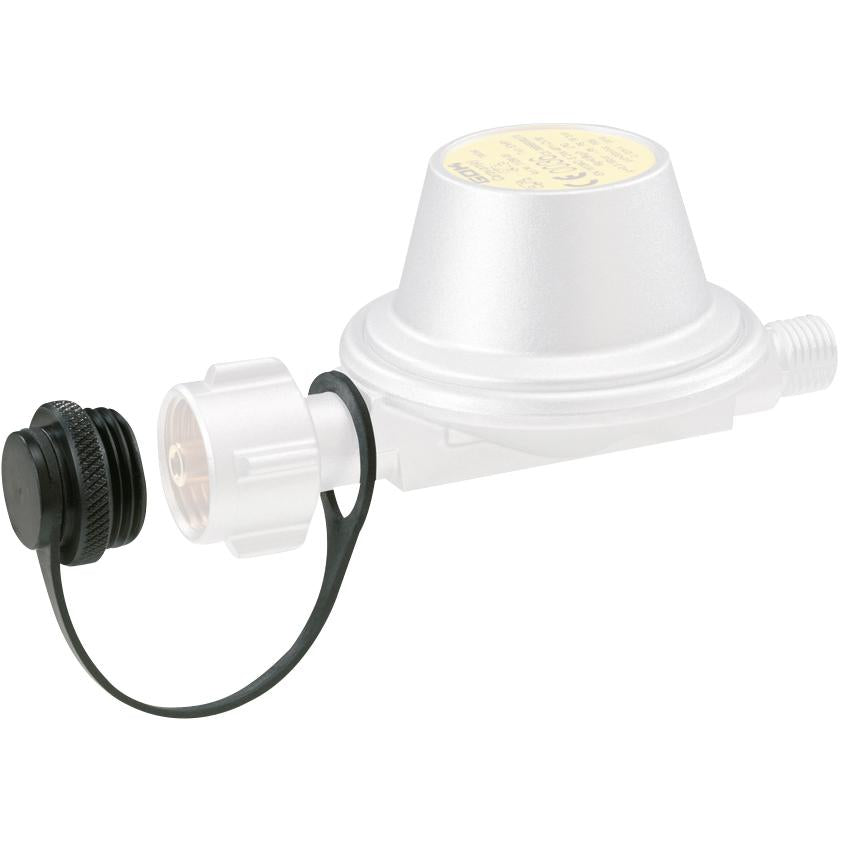 Lukkekappe W 21,8 x 1/4" venstregjenge for gassregulator foran