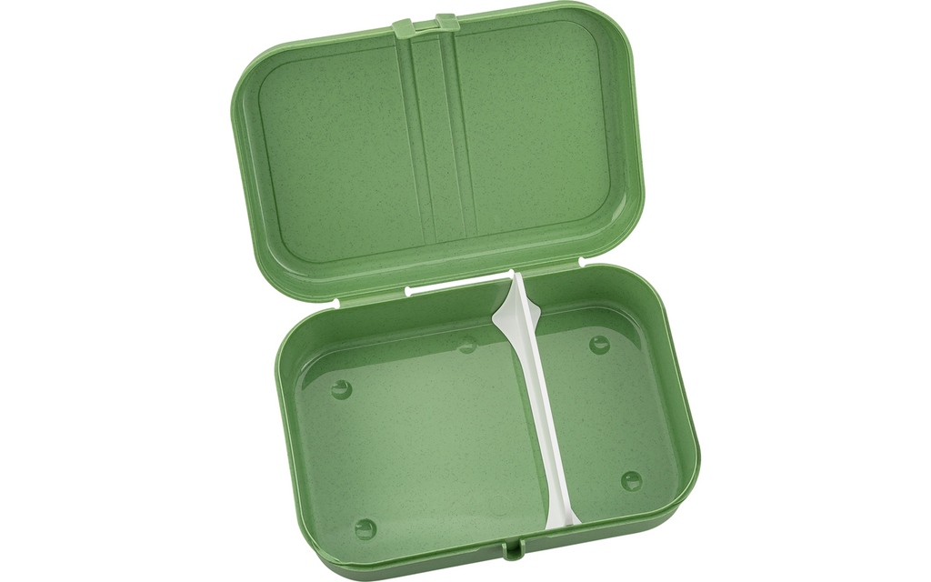 Detalj av klipslås på Lunchboks Pascal L med skillevegg og klipslås
