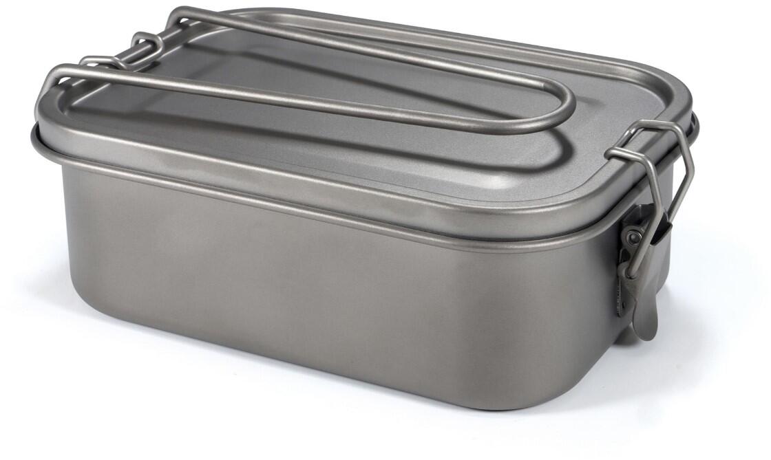 Lunchbox 2-i-1 titan 0,8 L med sammenleggbart håndtak forfra