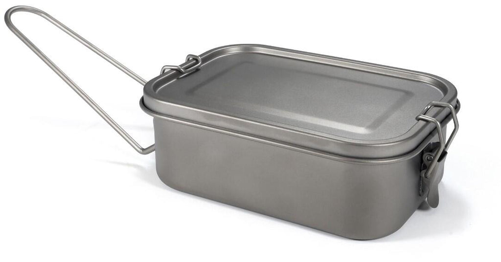 Lunchbox 2-i-1 titan 0,8 L med sammenleggbart håndtak bakside