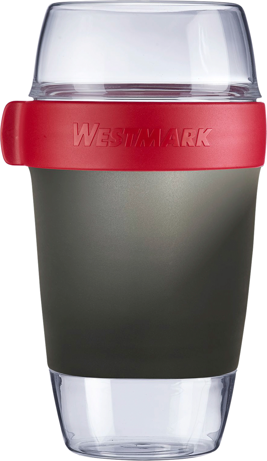 Lunchpot 1150 ml med tre lekkasjesikre rom forfra