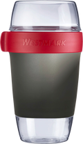 Lunchpot 1150 ml med tre lekkasjesikre rom forfra
