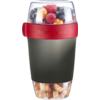 Lunchpot 1150 ml med tre lekkasjesikre rom åpen