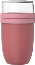 Lunchpot XL 2-delt lekkasjesikker 750+300 ml vivid mauve forfra