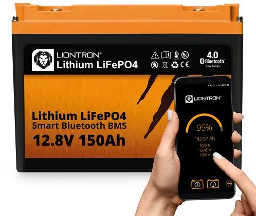 LX Smart Marine All In 1 litiumbatteri 12,8V montert i båt