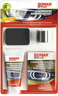 Lykterestaureringssett for matte plastlykter - Sonax front