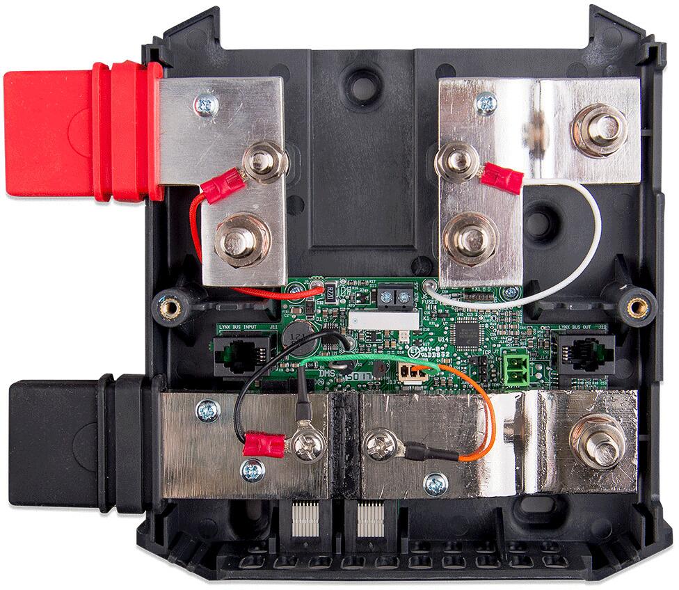 Lynx Shunt VE.Can samleskinne med batterimonitor 1000A bakside