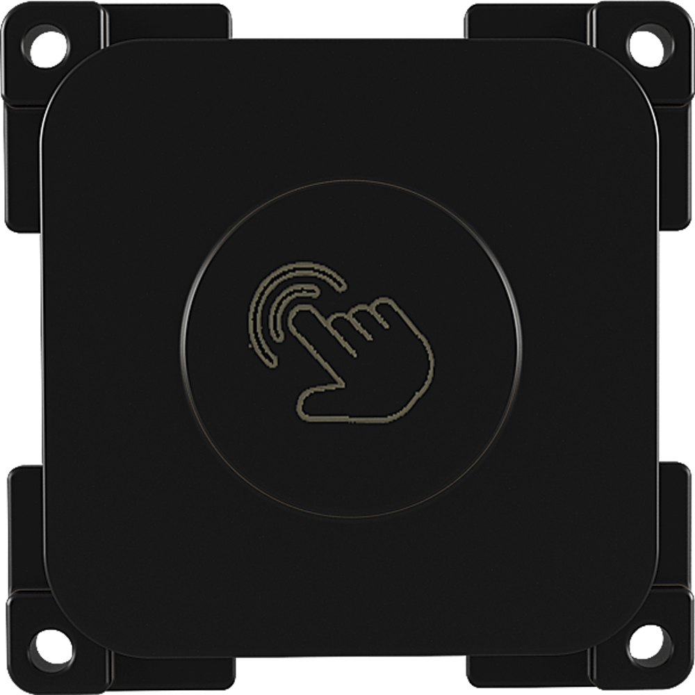 Lysdimmer C-line touch for LED og halogen 48W svart fra fronten