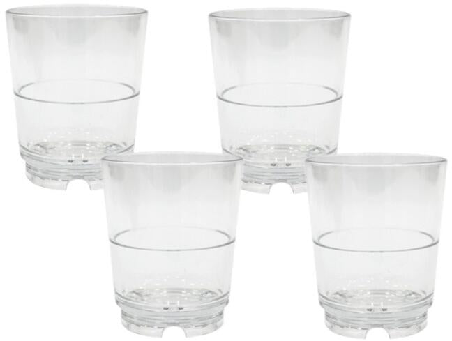 Macha drikkeglass 4-delers sett 300 ml Tritan uknuselig forfra