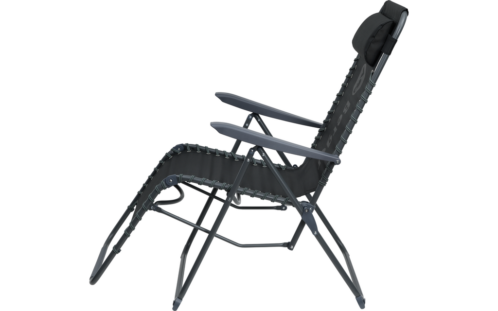 Maggiore relaxlounger 160 kg, 6-pos. ryggstø bruk i campingmiljø