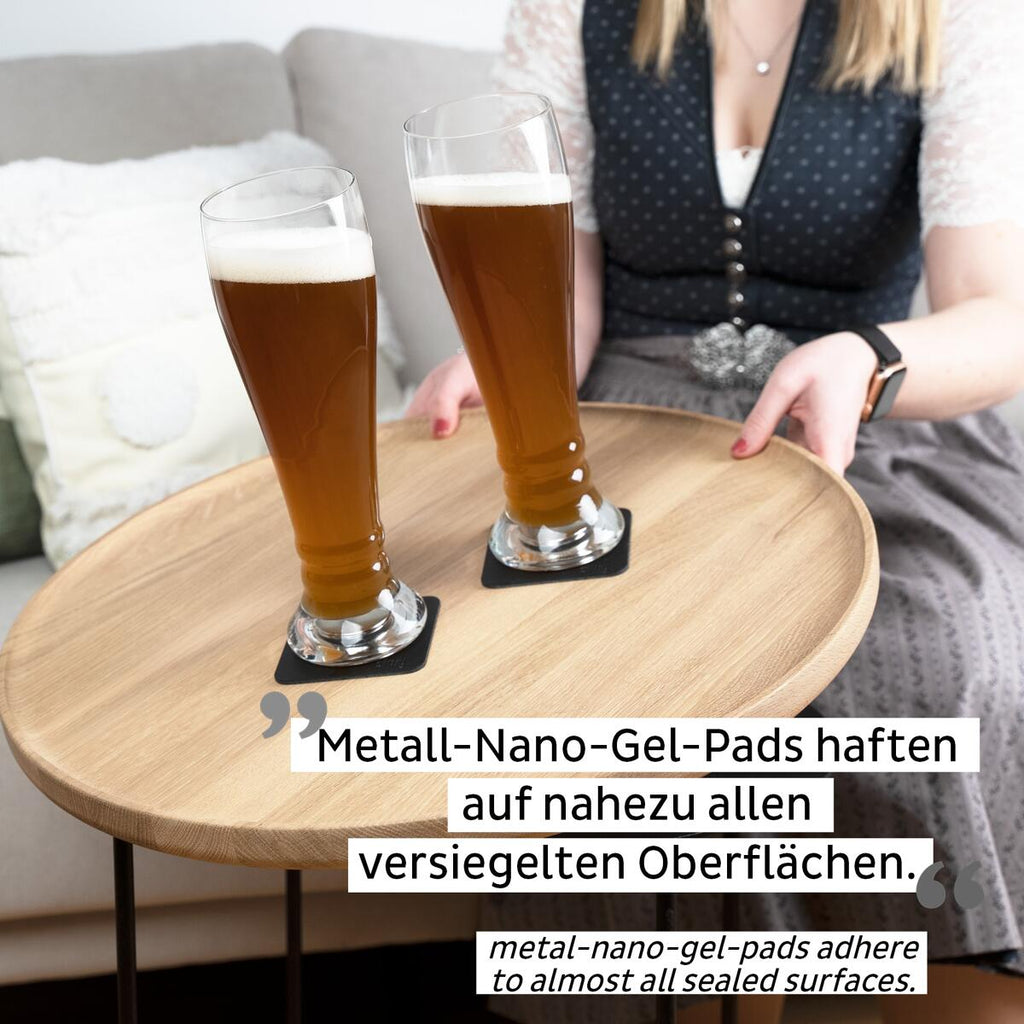 Nærbilde av Tritan materiale i Magnet hveteølglass i Tritan krystallglass 500 ml - silwy