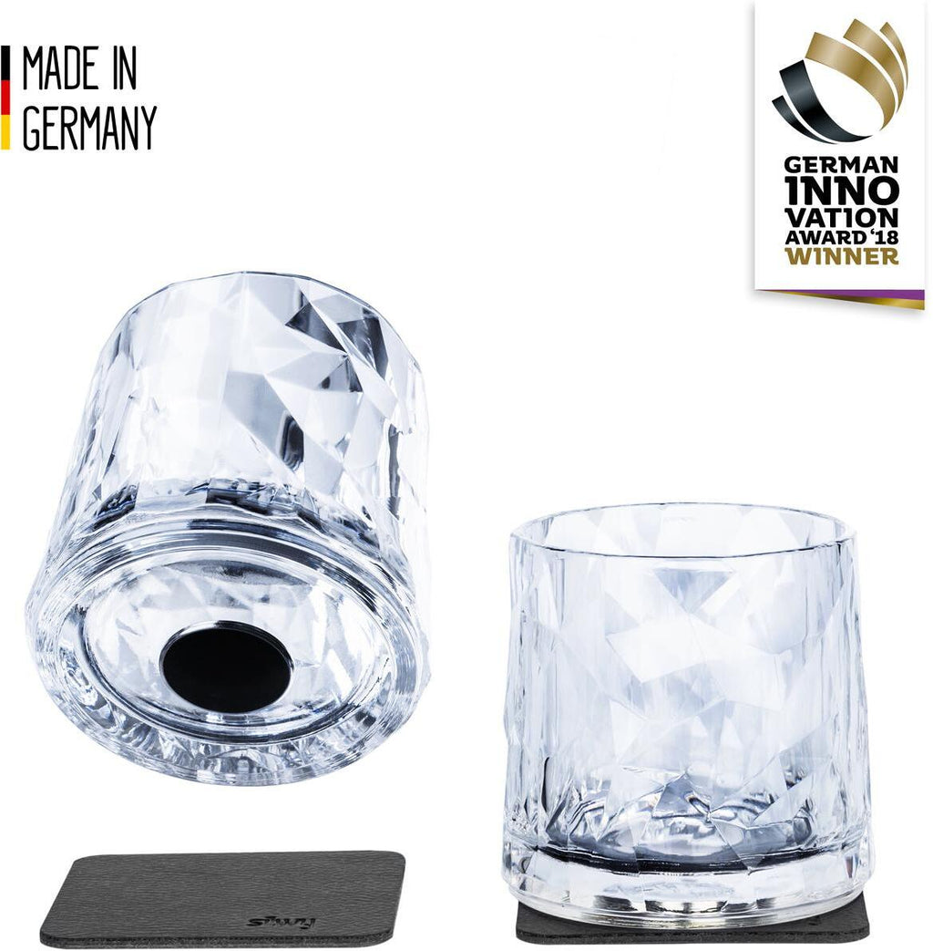 Bakside Magnet tumbler i plast 250 ml transparent - silwy