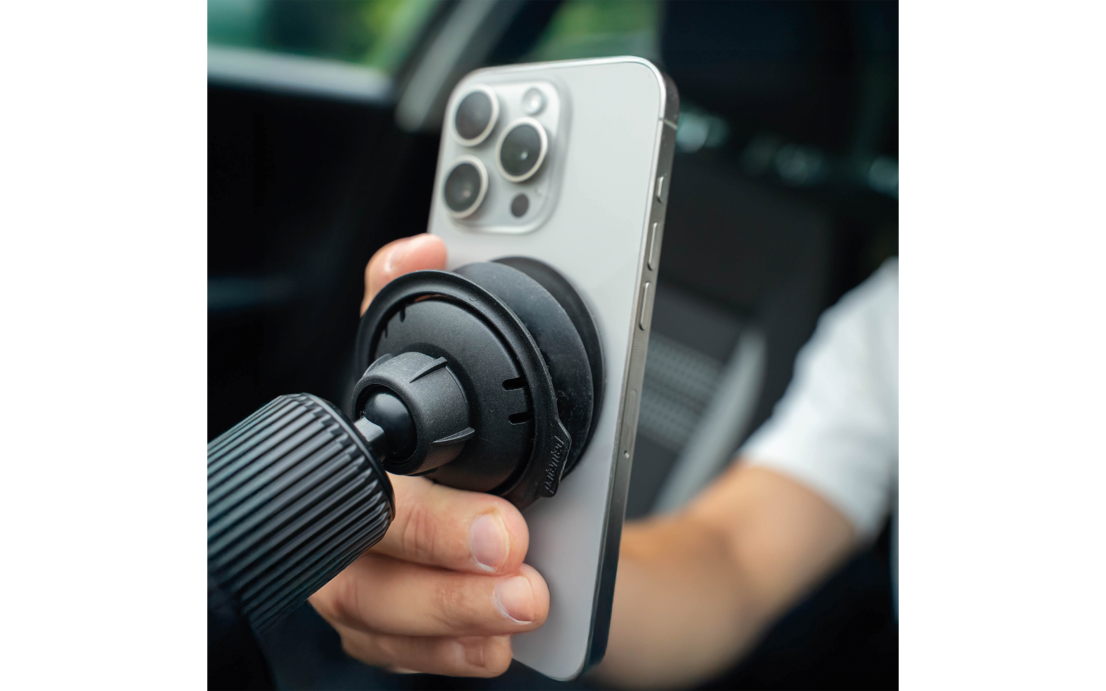 Magnet-vakuum mobilholder for bilventilasjon 360° bakside