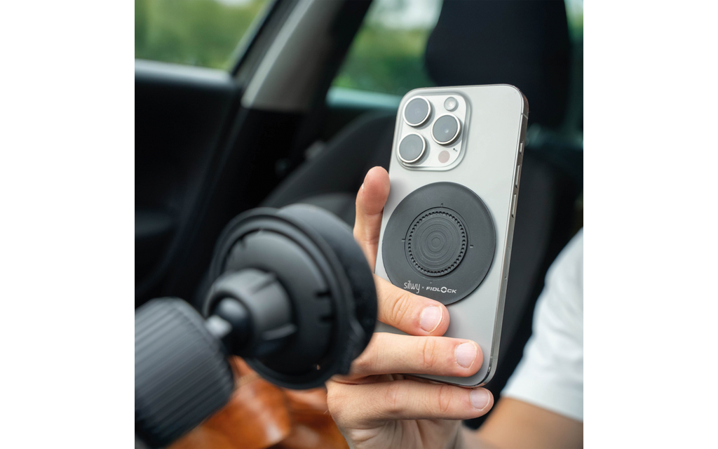 Magnet-vakuum mobilholder for bilventilasjon 360° detalj nærbilde