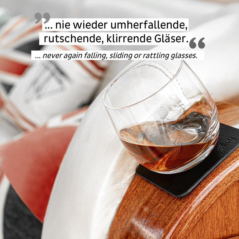 Gelføtter til Magnet whiskyglass i krystallglass 250 ml 2-delers sett