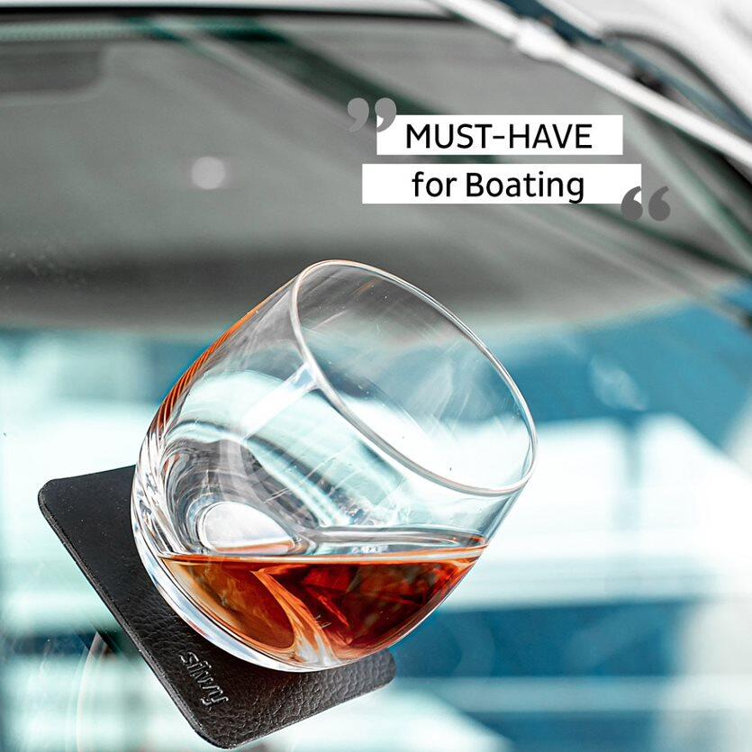 Pakke med 2 Magnet whiskyglass i krystallglass 250 ml 2-delers sett