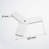 Magnetadapter sandwich bundle for servise 5 stk silikon - Silwy bakside