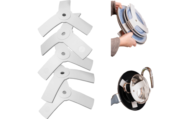 Magnetadapter sandwich bundle for servise 5 stk silikon - Silwy pakkedele