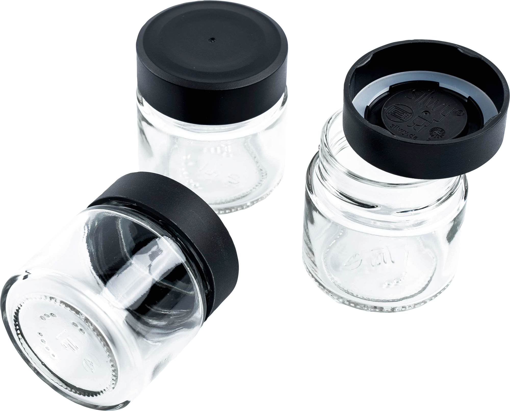 Magnetglass Black & Classy 125 ml krystallglass forfra