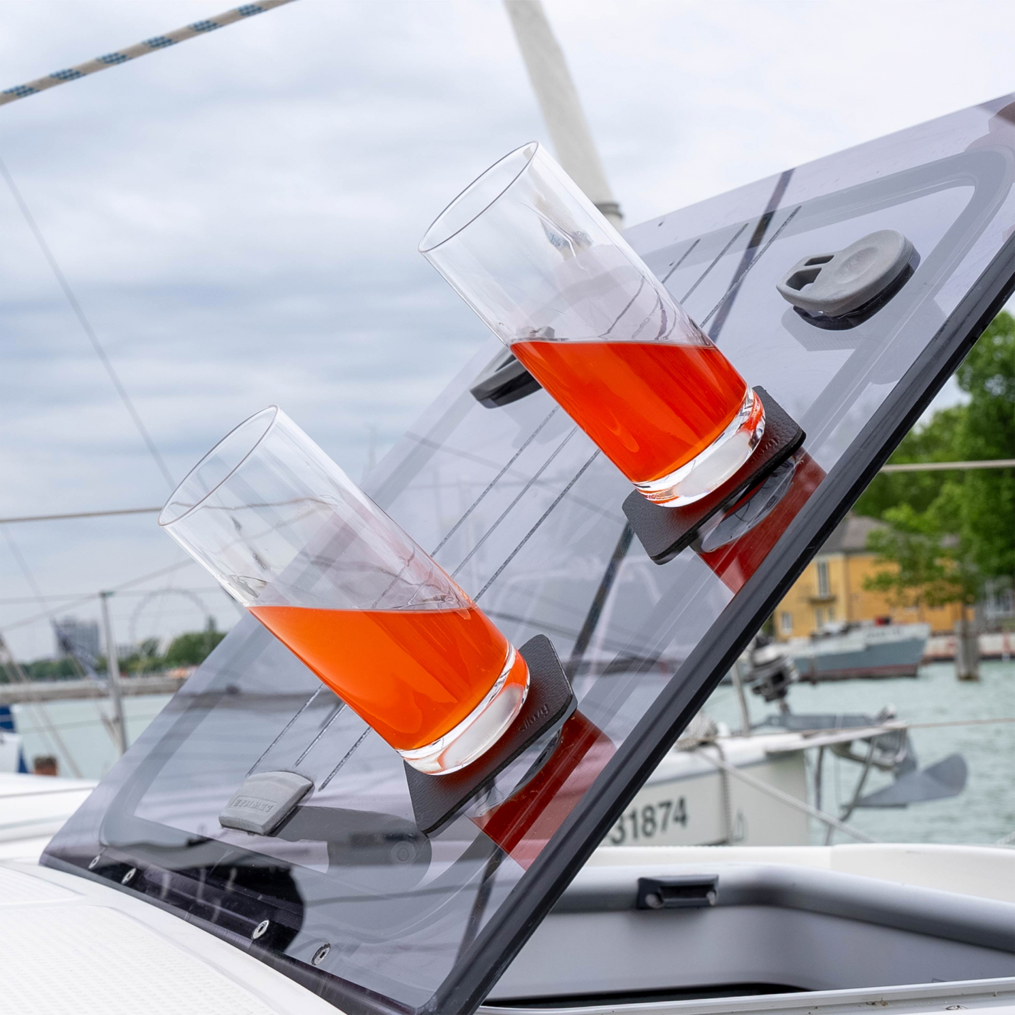 Magnetglass longdrink slim Tritan 4-pack forfra