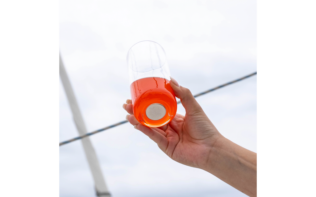 Nærbilde av Nano-Gel-pad til Magnetglass longdrink slim Tritan