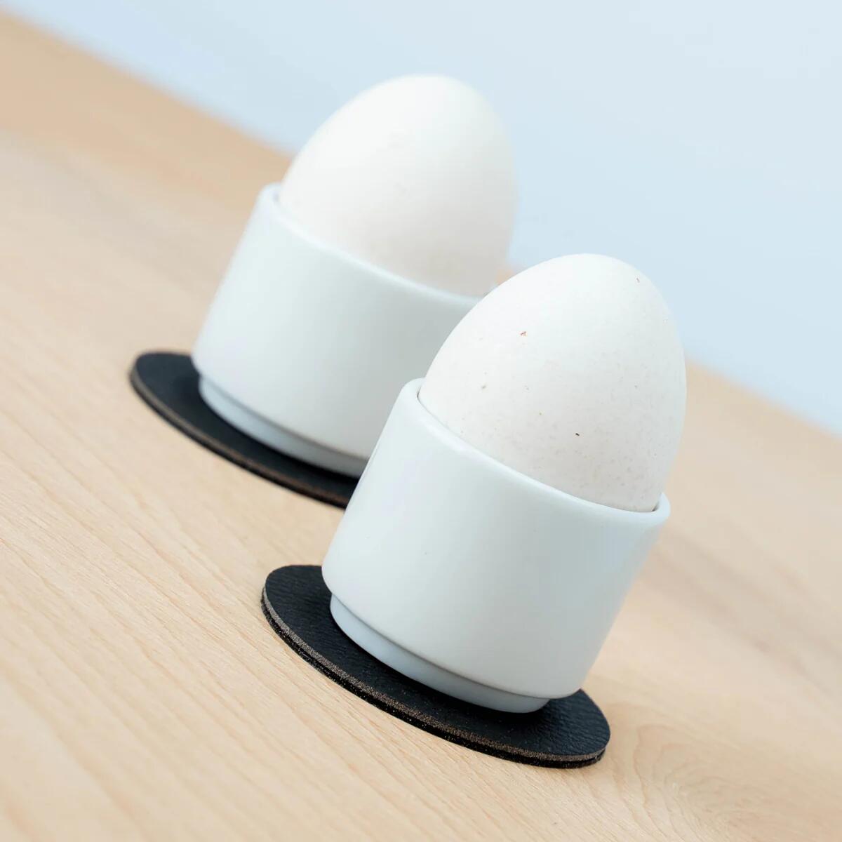 Magnetisk eggeglass i porselen 2er sett med nanogelputer bakside